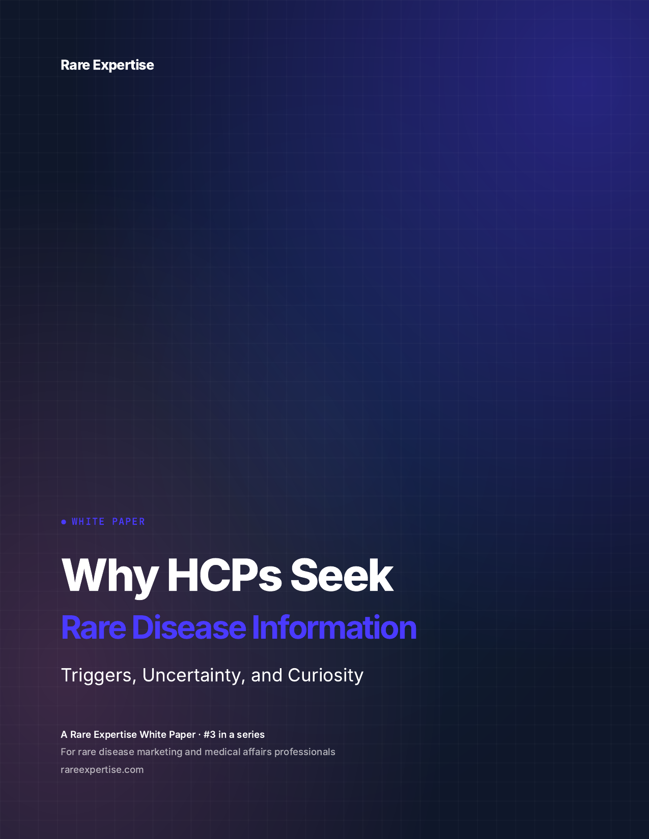 Why HCPs Seek Rare Disease Information cover